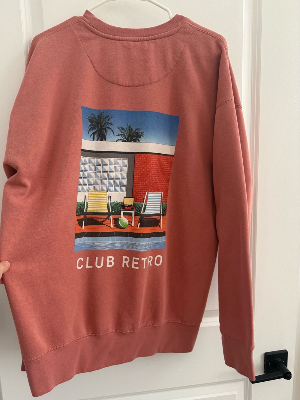 Club Retrol Coral Graphic Sweatshirt